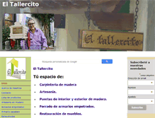 Tablet Screenshot of eltallercito.org